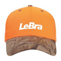 Blaze Orange Cap w/ Camo Visor